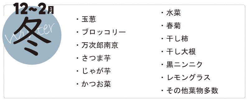 冬のお野菜